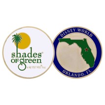 Disney World Orlando Florida Shades Of Green 1.75&quot; Challenge Coin - £29.22 GBP