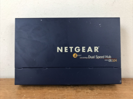 Netgear DS104 Dial Speed Hub 4 Port Untested No Plug - £19.51 GBP