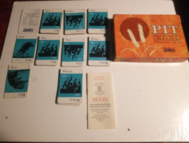 1964  PIT The World&#39;s Liveliest Trading Card Game  Parker Brothers Complete - £10.24 GBP