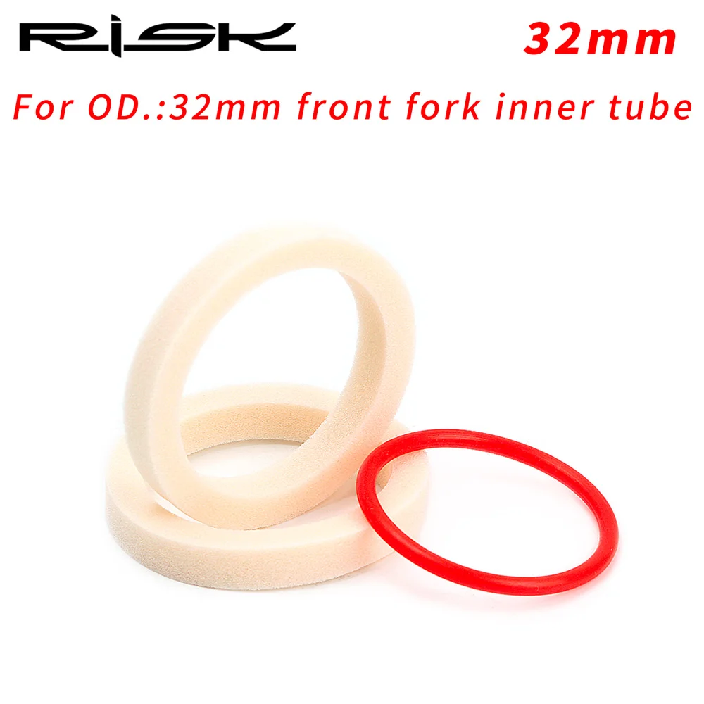 2pcs Bicycle Front k Sponge Ring Oil Foam Absorb Seal With Itinerary Ring 32/34/ - £71.84 GBP