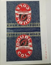 Double Cola Double Cool Since 1933 Preproduction Advertisement Vintage  - £14.90 GBP