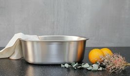 Incroma Stainless Steel Dishpan Basin Dish Washing Bowl Bucket Basket Tub image 5