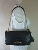 NWT FURLA Onyx Black Pebbled Leather Julia Chain Pochette/Shoulder Bag - $348 - £239.36 GBP