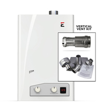 Eccotemp FVI12 Indoor 4.0 GPM Natural Gas Tankless Water Heater Vertical Bundle - £455.45 GBP