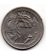  2018 D Washington Quarter - Wisconsin - Apostle Islands - About AU55 - $91.95 MXN