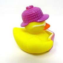 Reading Mystery Book Rubber Duck 2&quot; Lavender Squirter Sherlock Hat US Seller - £6.64 GBP