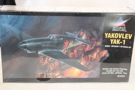 1/48 Scale Accurate Miniatures, Yakovlex YAK-1 Model Kit #3424 BN Sealed Box - $70.00