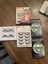 Lot Of 10 Fauxmink Lashes Lightweight #854 Ardell, Vivid hd, Lash Coutur... - $19.62