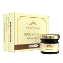 Pure Himalayan Shilajeet with Fulvic Acid &amp; Minerals 20g From Gilgit Mou... - $39.59