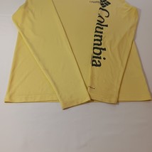 Columbia PFG M1409 Mens Yellow Fishing Graphic Long Sleeve Pullover Shirt Size S image 14
