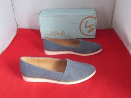 LIFESTRIDE Bloom 2 Slip-on Loafers - Dark Denim - US Size 9 1/2 W  -  #635 - $26.72
