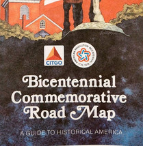 1976 Citgo Road Map Bicentennial Eastern US American Revolution Vintage ... - $29.99