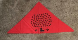 Extra Large XL Red Dog Bandana Cancun Mexico Pirate SMALL MEDIUM Tie On ... - $6.49