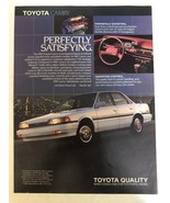 1987 Toyota Camry Car  Vintage Print Ad pa8 - $171.70 MXN