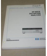 Agilent/HP 8903E Distortion Analyzer Instruction Operation Calibration M... - $58.75