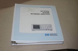 Hewlett Packard HP Agilent 8756A Scalar Network Analyzer Operating Guide Manual - £97.92 GBP