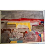 GREGORY MOLESWORTH Listed Canadian Abstract Painting &quot;Sunset&quot; 1989 32&quot; x... - £319.02 GBP