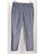 Joes Jeans Weekender Collection Slim Fit Pants Size 30 Ocean Blue Linen ... - $28.71