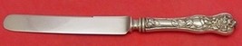 Wild Rose by Watson Sterling Silver Dinner Knife Blunt Silver Plate Blade 9 3/4&quot; - £109.99 GBP