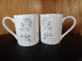 2# Corelle Coordinates Stoneware- Shadow Grasses- Coffee Mugs / Cups - £6.59 GBP