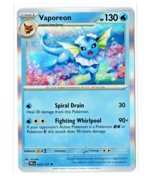 Pokémon TCG Vaporeon 022/131 Scarlet &amp; Violet Prismatic Evolutions Holo ... - $32.79 MXN