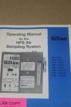 Gilian HFS Air Sampling System 113A T/C/P/U Operating Guide Manual - £18.30 GBP