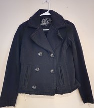GAP Women&#39;s Black  Double Breasted Sweater Blazer Peacoat Coat Jacket Si... - £31.98 GBP