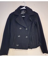 GAP Women&#39;s Black  Double Breasted Sweater Blazer Peacoat Coat Jacket Si... - £31.60 GBP