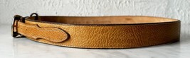 Nocona Ranger Belt Western Tan Leather Gold Tone Buckle - Men&#39;s Size 34 - $37.95