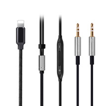 Audio Cable with mic For 1MORE Triple Driver Over-Ear Headphones H1707 FIT IPHON - £39.56 GBP