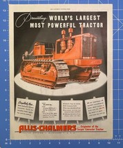 Vtg Print Ad Allis Chalmers Torque Converter Tractor HD-19 Milwaukee 13.5 x 10.5 - £13.77 GBP