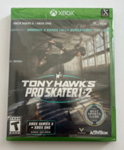 Tony Hawk&#39;s Pro Skater 1 + 2 - Microsoft Xbox Series X- XBOX One- NEW SEALED - £11.18 GBP