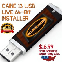 Caine 13 Linux 64bit Forensic Environment FAST 8GB USB Ships Same Day Free USA! - $16.82