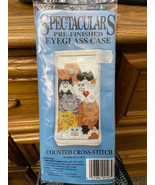 Spec-taculars Counted Cross Stitch Eyeglass Case Kit &quot;Here Kitty Kitty&quot; ... - $220.81 MXN