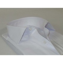 Men's Dress Shirt MARCUZZI Turkey 100% Soft Cotton French Cuffs Marc3 White image 2
