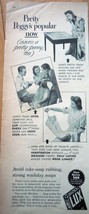 Lux Laundry Soap Pretty Peggy Advertising Print Ad Art 1950s - £4.73 GBP