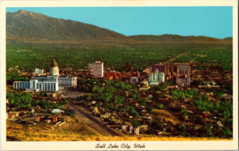 Salt Lake City  Vintage Postcard  From the slopes above the state Capitol (B12) - £5.34 GBP