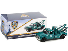 1967 Chevrolet C-30 Dually Wrecker Tow Truck Green NYPD New York City Police Dep - £93.80 GBP
