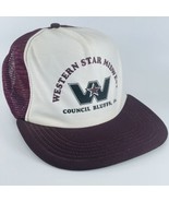 Western Star Midwest Council Bluffs IA Mesh Snapback Trucker Hat Ball Ca... - £29.40 GBP