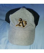 Oakland A's Mlb Officially Licensed 2 Color Adjustable Players Hat Very Good