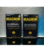 2x Trojan Magnum Ecstasy 20 Total Large Lubricated Latex Condoms  EXP 2/25 - £19.40 GBP