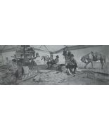 Vista Caliente - A Limited Edition Print by Woodrow M. Blagg - Cowboys -... - $98.00
