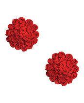 Neva Nude Burlesque First Impression Roses Reusable Silicone Pasties - R... - $25.19