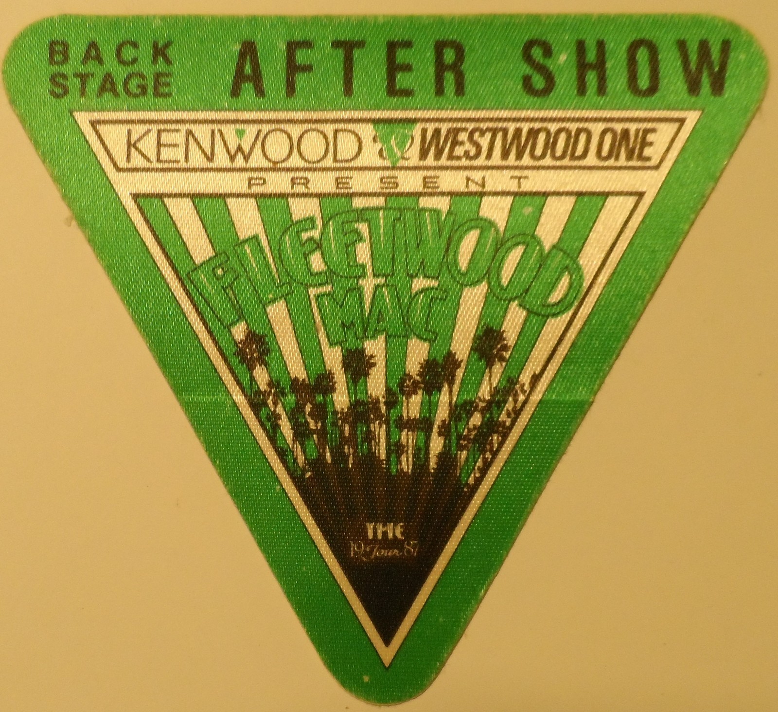 Fleetwood Mac Backstage Pass 1987 Tour After Show OTTO VG+ Westwood One ... - $9.77
