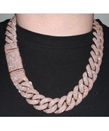Moissanite Cuban Link Iced Out Necklace  - $980.00