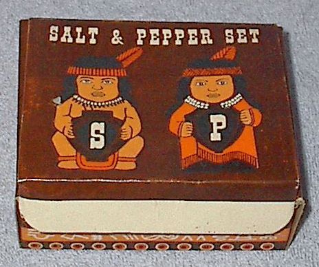 Aro Made in Hong Kong Indian Salt and Pepper Boxed Set - $9.00