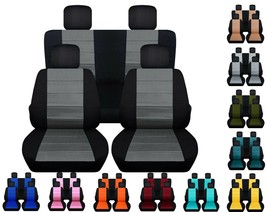 Front and Rear car seat covers Fits Jeep Wrangler JK 2007 to 2018   16 colors - $159.99