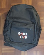 Back Pack Nylon BLACK GaimOVR  NEW  with Tags.. 2 straps. BookBag - £15.97 GBP