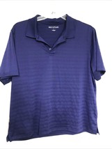 Great Northwest Men’s Polo Shirt  Golf Size L Blue Short Sleeve Collared - $12.19