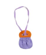 Vtg 1986 My Little Pony Having a Luau Pony Wear Purple &amp; Orange Bag Purs... - $6.99